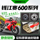 骁600静音套链大小牙盘链轮征和油封链条 钱江QJMOTOR赛600 追600