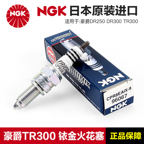 正品NGK火花塞豪爵TR300