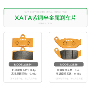 国三国四ABS改装 XATA半金属刹车片 春风摩托车250NK 250SR 碟刹皮