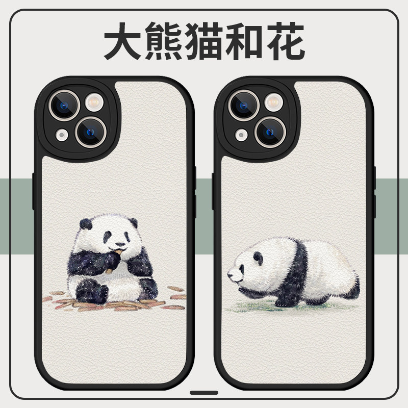 iphone14promax可爱oppo小米11果赖vivo成p40花花12x熊猫30小熊猫50xr