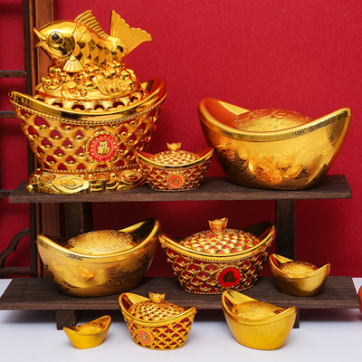 仿真金元宝装饰新年布置创意摆件