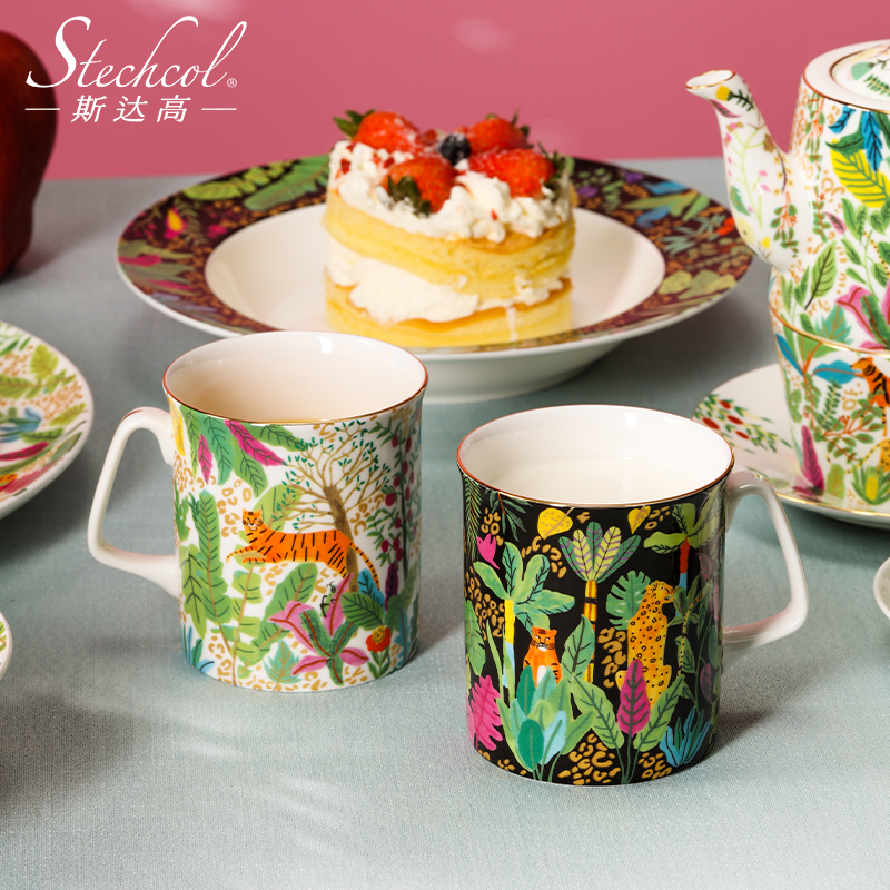 斯达高骨瓷马克杯轻盈通透