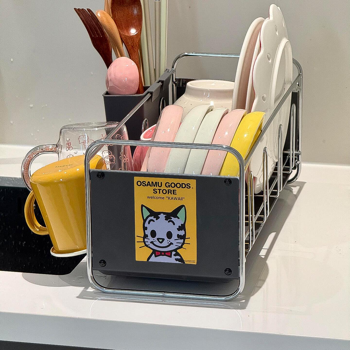 厨房碗碟架沥水架收纳架厨房水槽置物架餐具收纳盒碗盘储物架家用