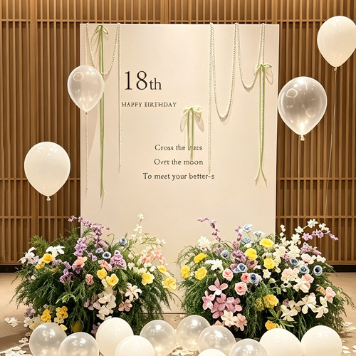 生日成人礼场景布置装饰背景墙