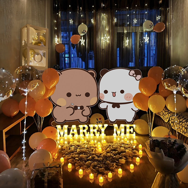 一二布布求婚室内外布置网红高级氛围感气球表白场景装饰kt板全套,节庆用品/礼品,气球,淘宝优惠券,粉丝福利购,淘宝优惠卷