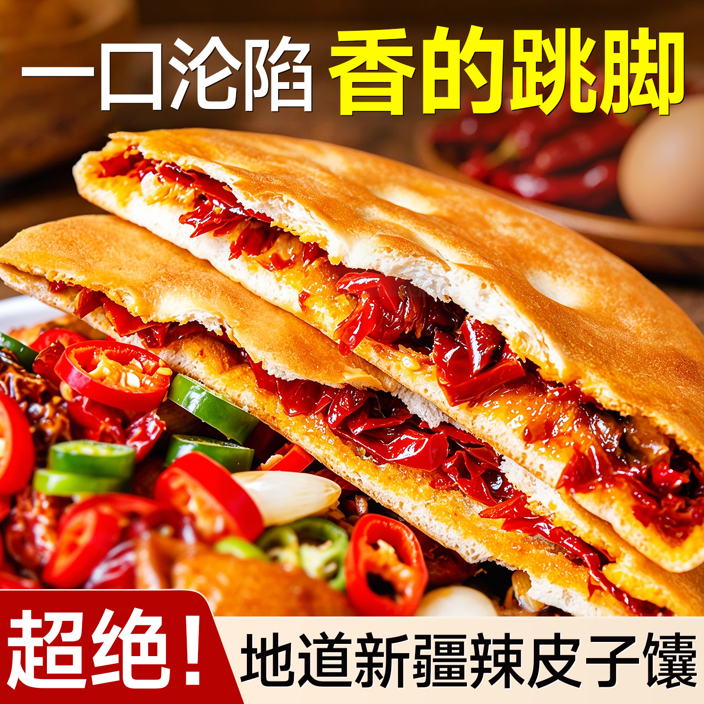辣皮子馕新疆特产老式老糕点烧饼馕夹心烤馍下午茶点心好吃的零食