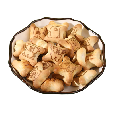 批发价小熊注心饼干夹心零食健康