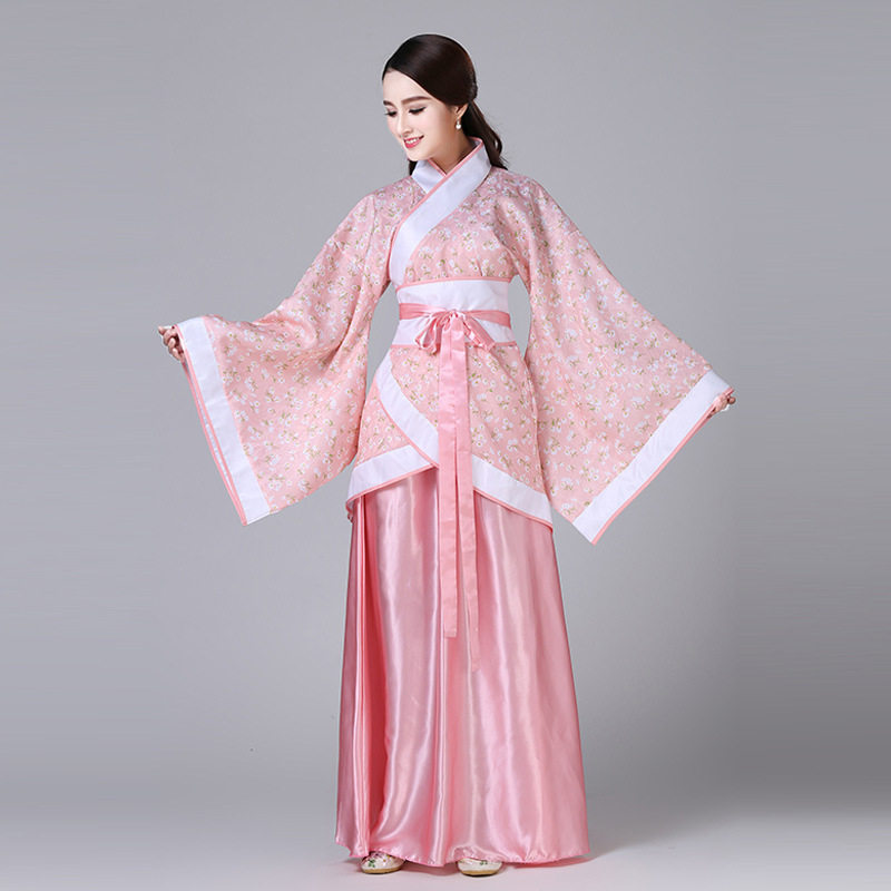 唐装古装汉服女仙女贵妃公主演出服古典舞蹈汉唐曲裾服表演服襦裙
