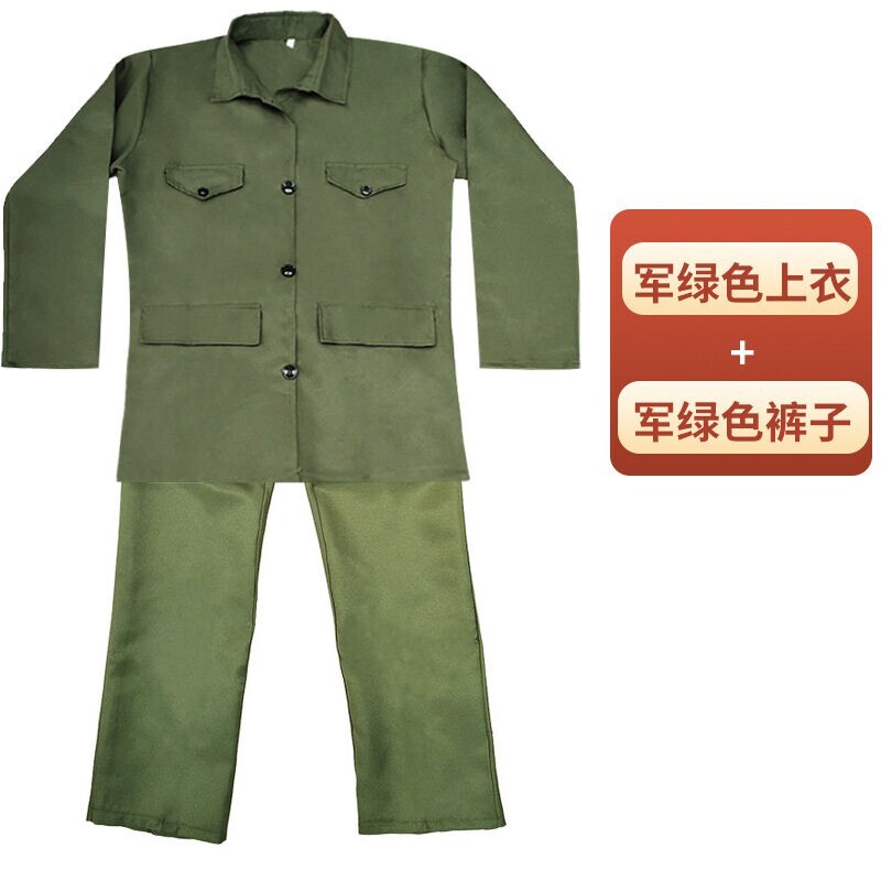 80年代怀旧知青文艺服装妇女舞台剧志愿者学生复古运动会舞蹈演出