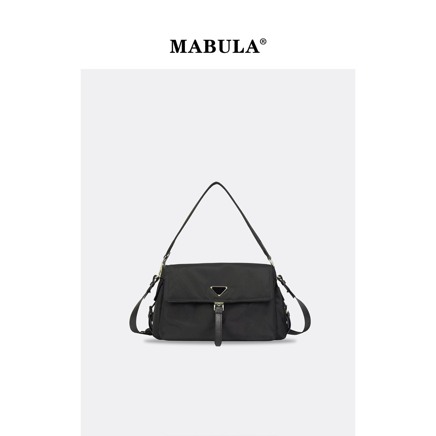 MABULA日系小众翻盖托特包女2026春季时尚邮差包大容量单肩斜挎包,箱包皮具/热销女包/男包,单肩包,淘宝优惠券,粉丝福利购,淘宝优惠卷