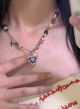 颈链ins冷淡风项链甜酷