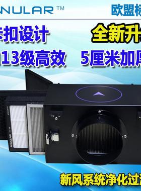 ANNULAR新风机家用PT-40新风系统高效除PM2.5除雾霾过滤箱净化箱饰品