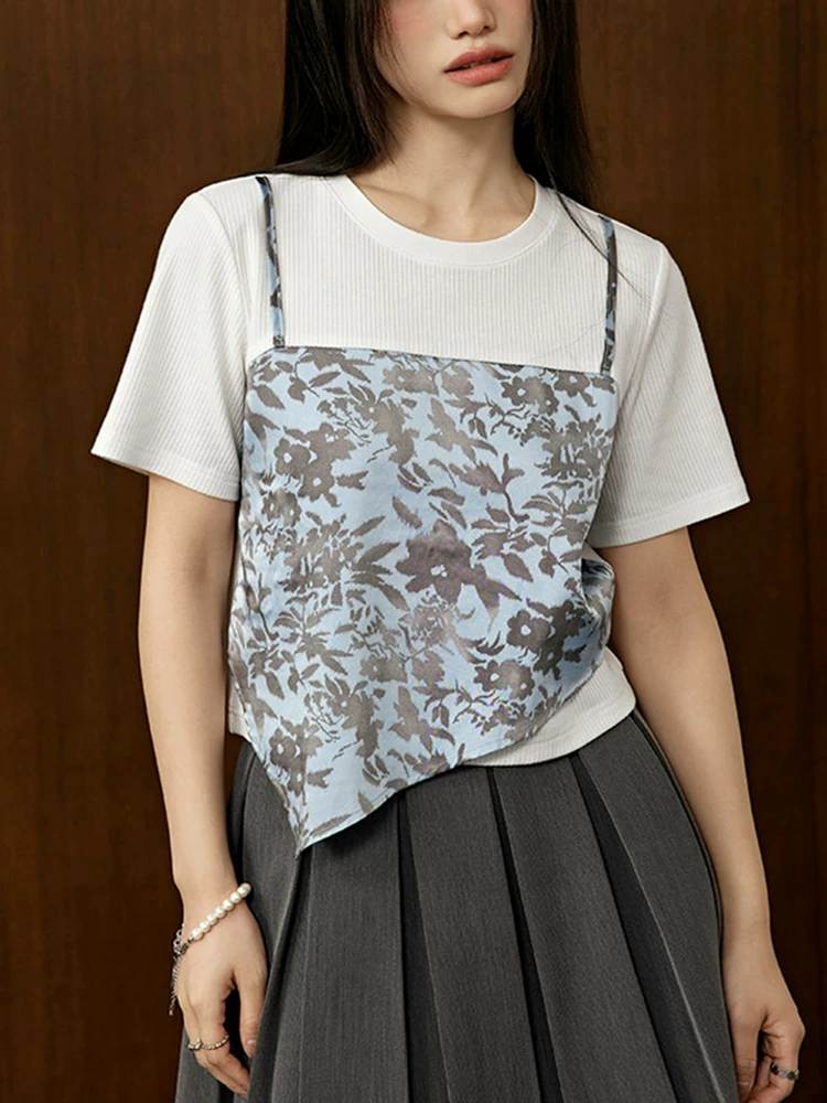 Дизайн-набор? universal short short sleeve T-shirt for leisure, trend of season, lifting effect