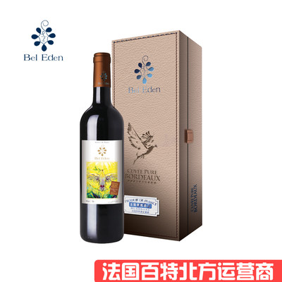 法国百特醇酿波尔多干红葡萄酒原瓶进口AOP法定产区红酒送礼佳品