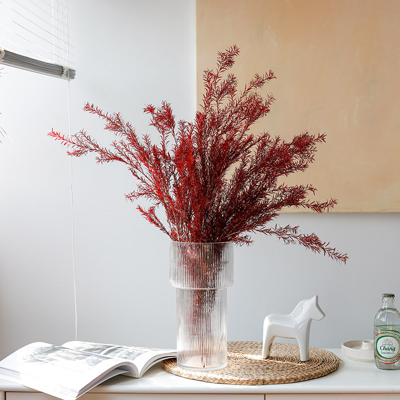 天然红色千层金永生花干花花束森系植物插花搭配橱窗装饰客厅摆设