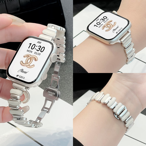 北想华为fit5表带不规则鎏金滴胶