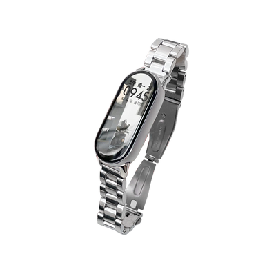 北想小米手环10表带三株不锈钢