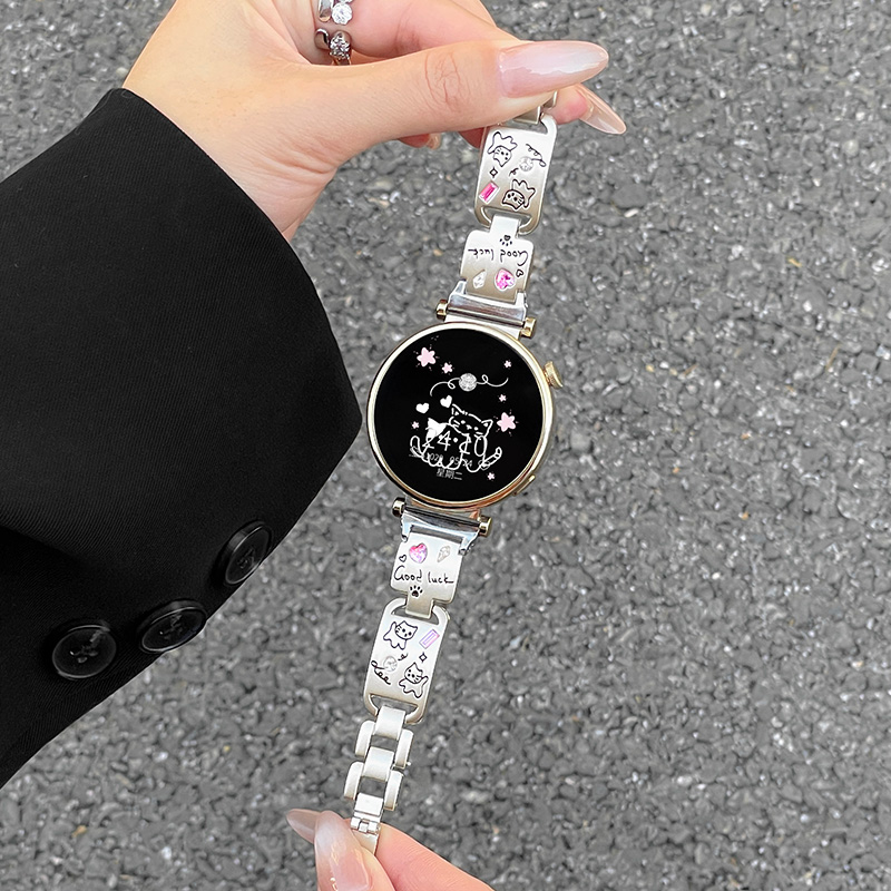 北想GT5彩钻小猫女生可爱手表带