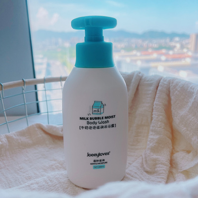 一整个被奶香味迷住了~乔家牛奶泡泡滋润沐浴露350ml