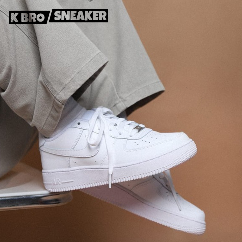 NIKE AIR FORCE 1  耐克空军一号 小白鞋 防滑耐磨 低帮GS款板鞋5