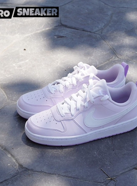 NIKE COURT BOROUGH舒适轻便 防滑 低帮 女款 板鞋5