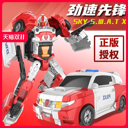 劲速先锋咖宝车神玩具炫舞战队汽车变形机甲机器人金刚男孩正版女