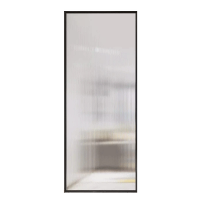 浴室淋浴房卫生间干湿分离隔断屏风洗澡间厕所卫浴艺术玻璃不锈钢