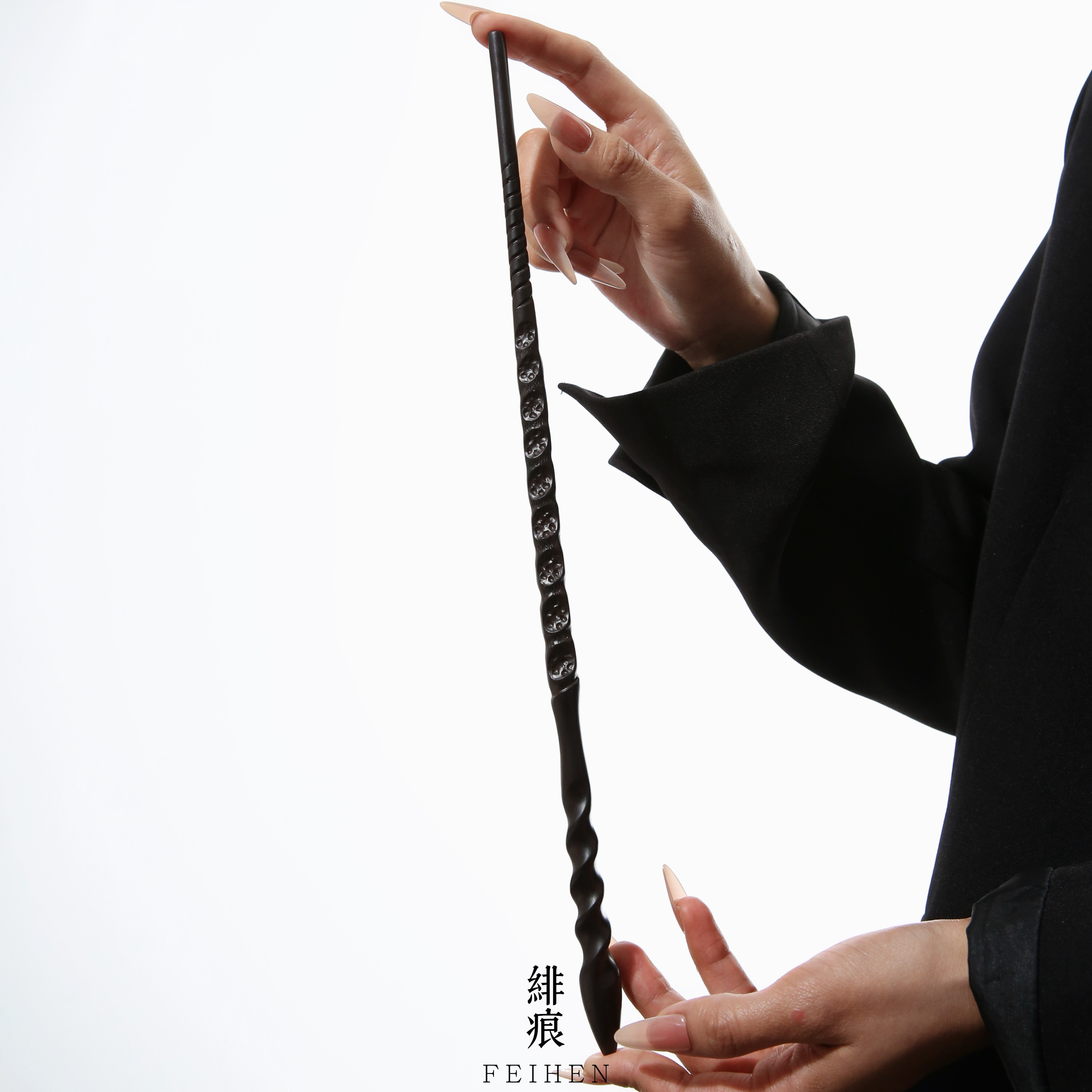 小黑棒Cosplay教鞭小圈玩具实践树脂棒手指棒教学棒sp工具图片