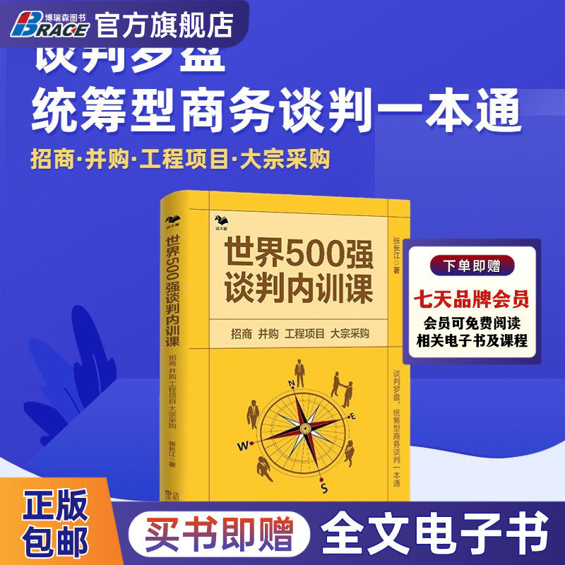 世界500强谈判内训课 : 招商　并购　工程项目　大宗采购