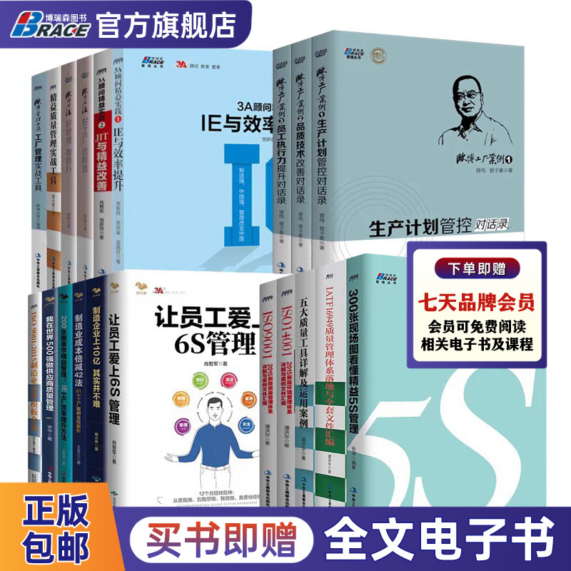 制造业工厂质量生产6S精益图实战