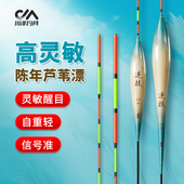 川泽正品 LN带壳手工芦苇浮漂高灵敏醒目加粗浮标轻口鲤鱼鲫鱼鱼漂