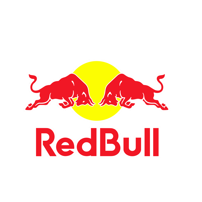 红牛Redbull赞助商反光装饰贴