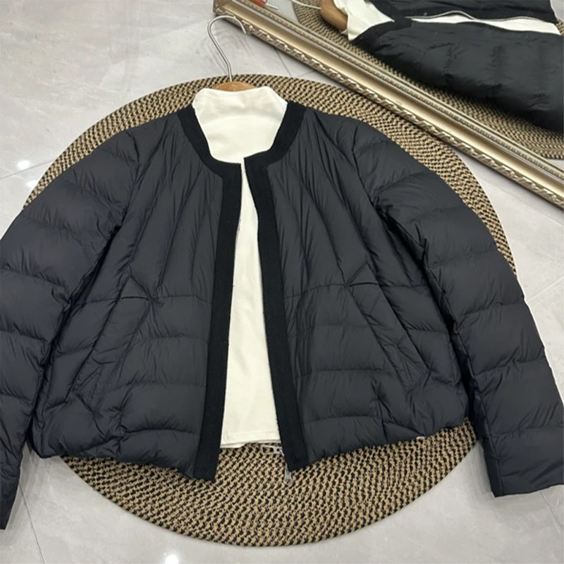 欧货高级感小香风短款羽绒棉服女士冬季小个子加厚保暖面包服外套