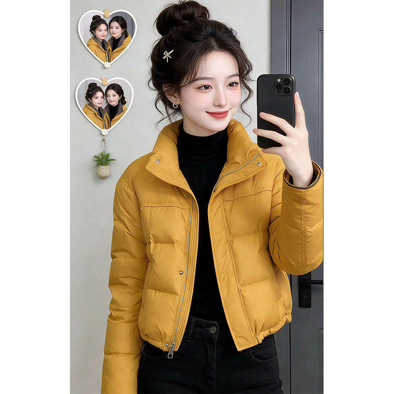 羽绒棉服女款冬季2026新款今年流行爆款巨好看小个子面包服短外套