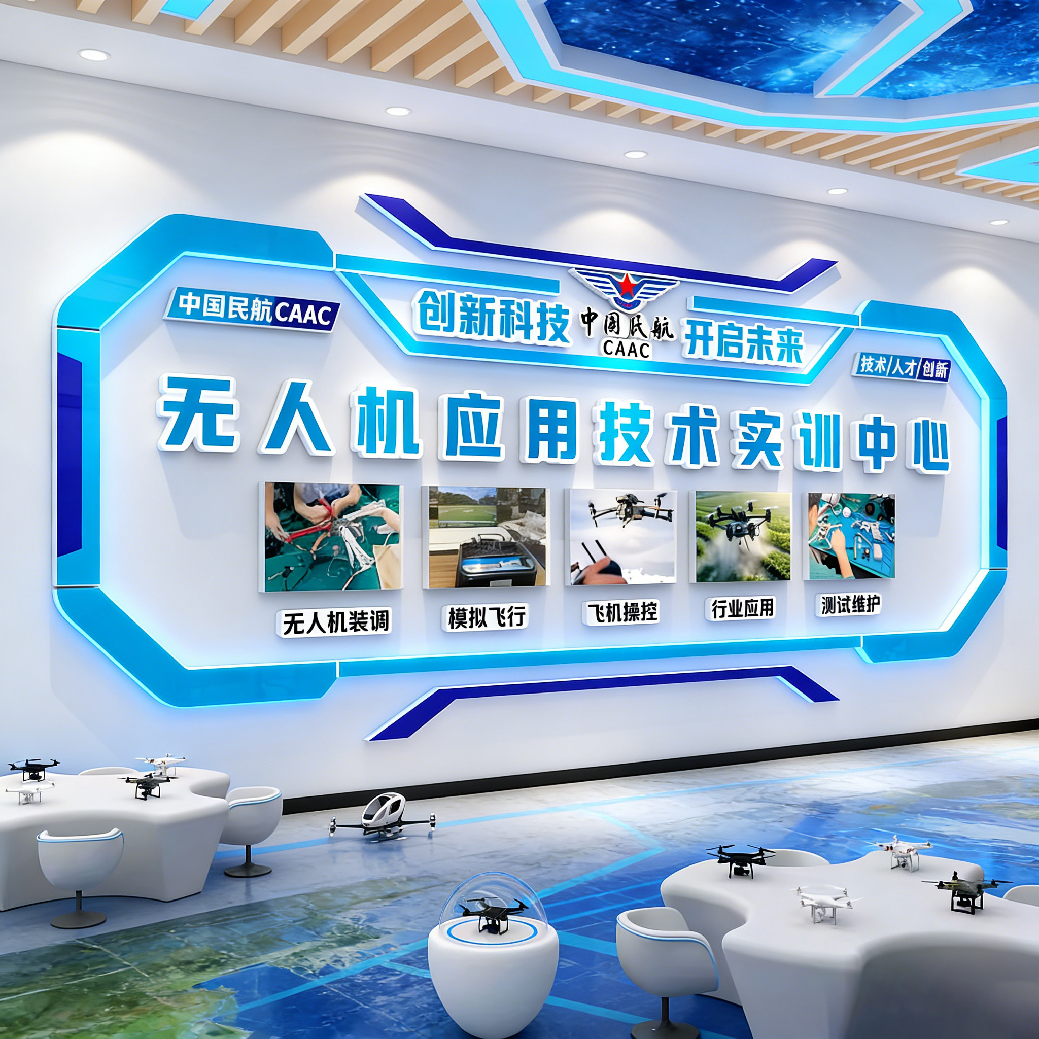 无人机科技文化墙面装饰学主题教室培训机构布置形象背景墙贴海报,家居饰品,文化墙贴,淘宝优惠券,粉丝福利购,淘宝优惠卷