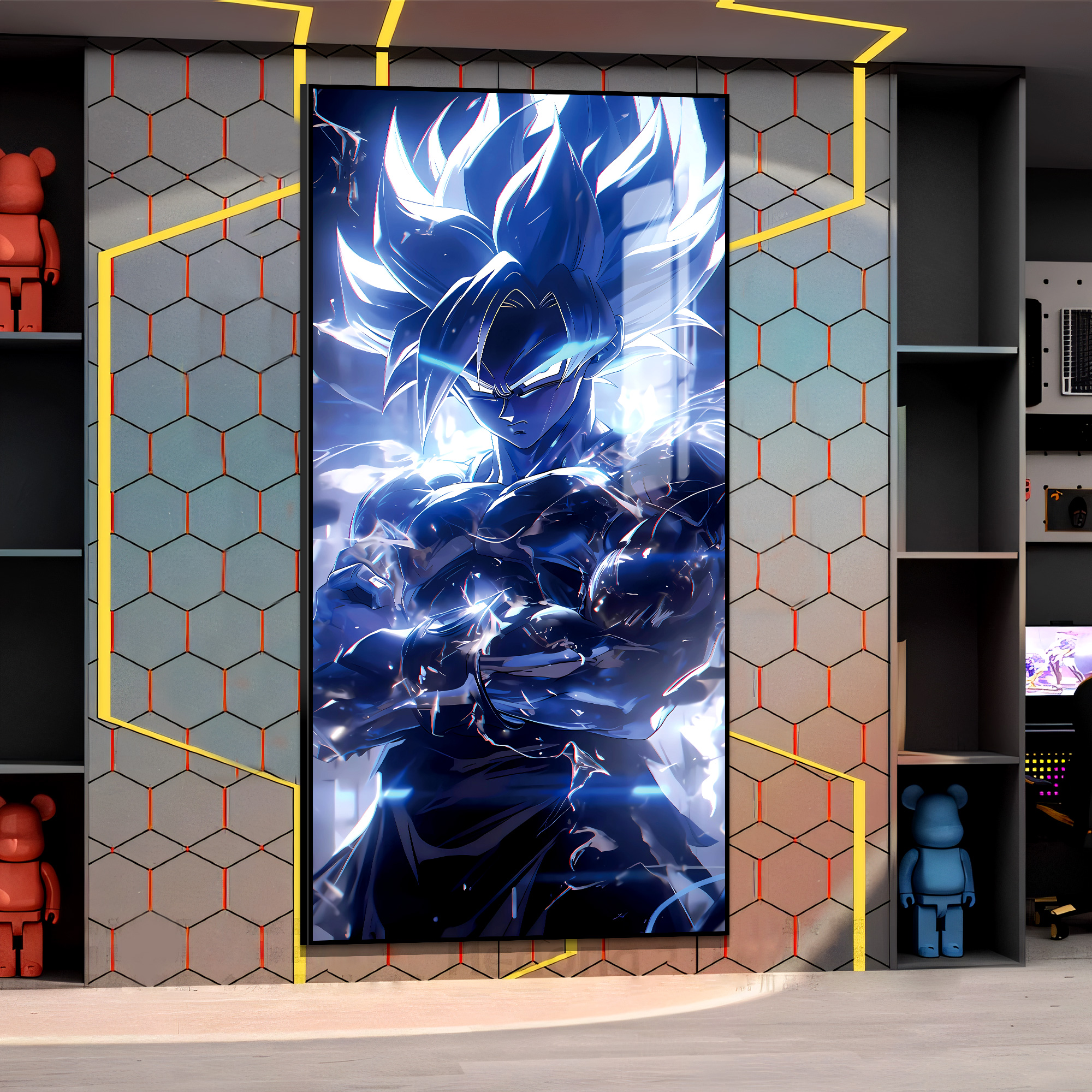 电竞房间七龙珠挂画孙悟空装饰画