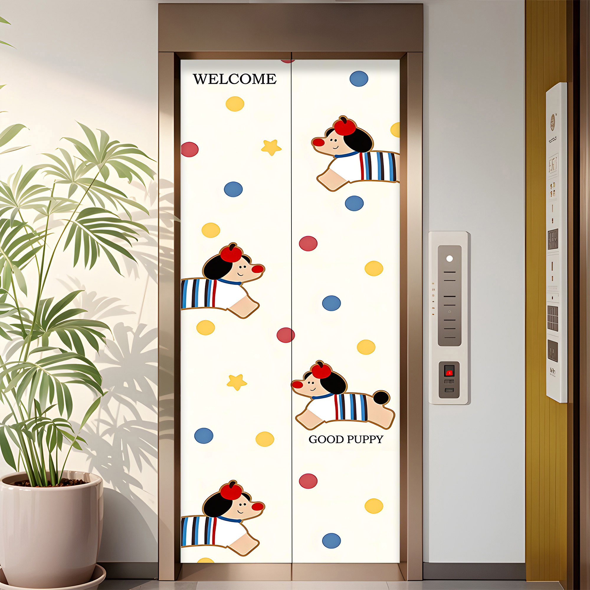 消防栓贴纸遮挡防火栓水井电井门装饰灭火器多巴胺翻新遮挡装饰画,家居饰品,软装墙贴,淘宝优惠券,粉丝福利购,淘宝优惠卷