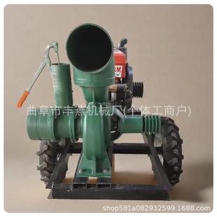 高山送水远距离1000米扬程140流量180抽河水柴油自吸泵