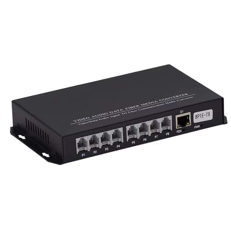 电话光端机 8路电话光端机加1路网络PCM语音光端机 1对