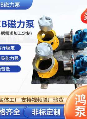 磁力ycb20齿轮泵高温不锈钢无泄漏低噪音小流量化工用防爆驱动泵
