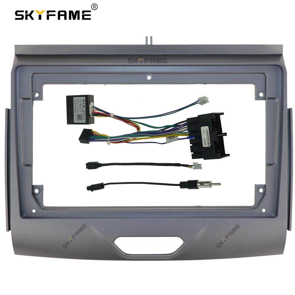 适用于19+福特撼路者RANGER高配安卓大屏百变套框框线FORDRANGER