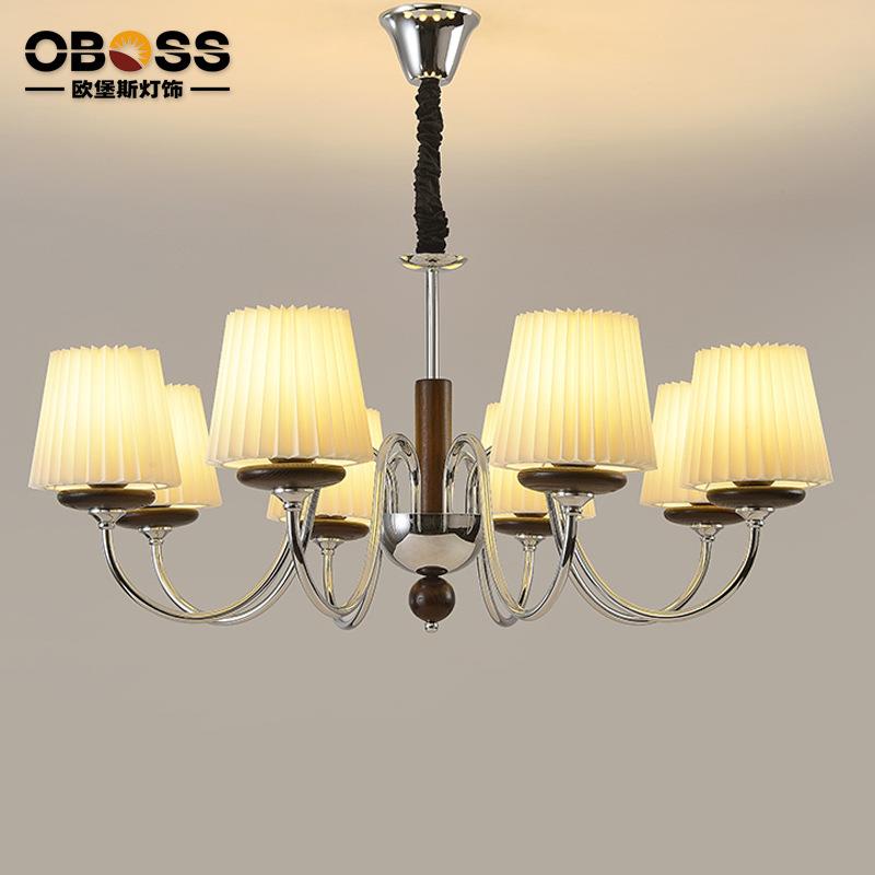 新款法式复古吊灯卧室灯主卧客厅餐厅美式吊灯中古设计师吸顶灯具