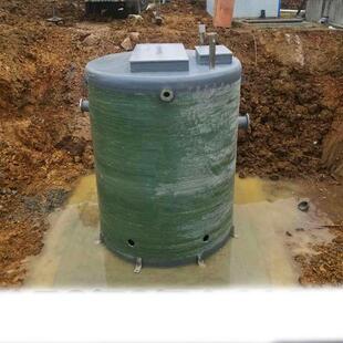 直销地埋式 GRP玻璃钢缠绕一体化污水处理预制提升泵站壳筒体