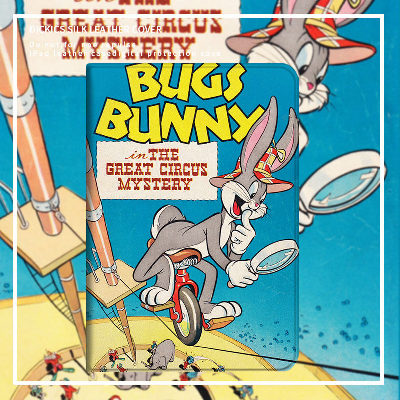 兔八哥适用于ipadmini2/5保护套10.2动画2020/19可爱air3带笔槽10.