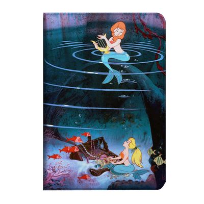 美人鱼ipadmini6适用ipad2021pro11寸平板保护套10.2air3三折式pro10.5壳2018/17款9.7寸air4/1壳mini123动漫