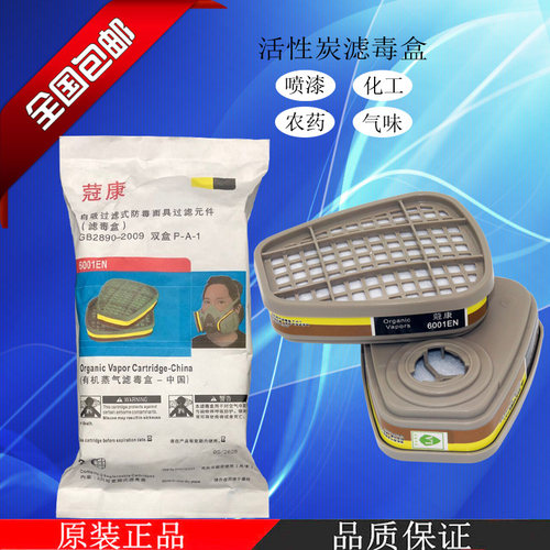 6001en滤毒盒6200喷漆过滤盒滤芯
