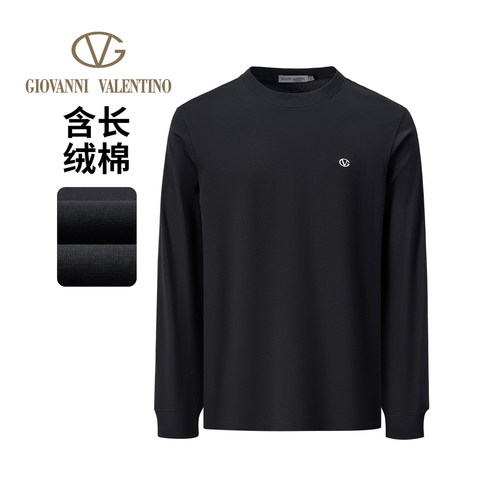 卓凡尼·华伦天奴长袖圆领T恤