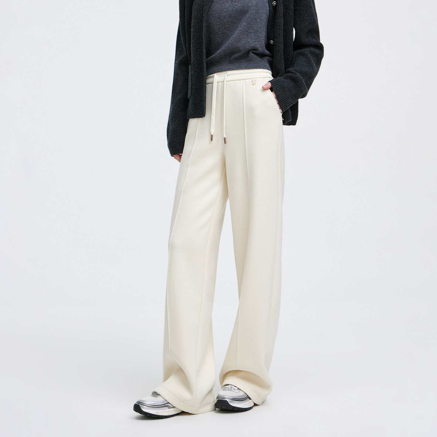 卓凡尼·华伦天奴女士休闲直筒裤