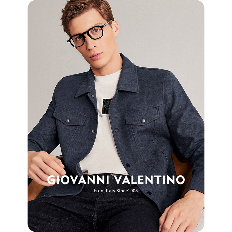 意大利GV夹克外套翻领春秋
