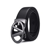 VALENTINO新款 男士 皮带高端时尚 GIOVANNI 自动扣牛皮裤 纯色腰带